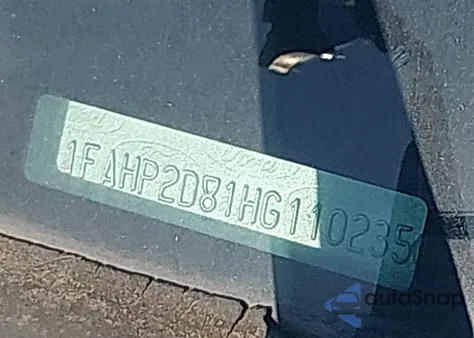 2017 Ford Taurus Se from USA, damaged, VIN 1FAHP2D81HG110235